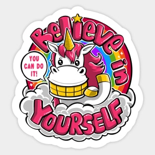 U Can Do it! Sticker